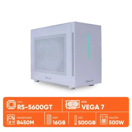 PC ST R5 MINI (Ryzen 5 5600GT, Radeon Graphics, Ram 16GB, SSD 500GB, 500W, Win 11)