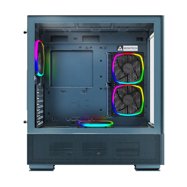Case máy tính Montech Sky Two ARGB Blue Morocco CASKYTWOBUMT - Ảnh 2
