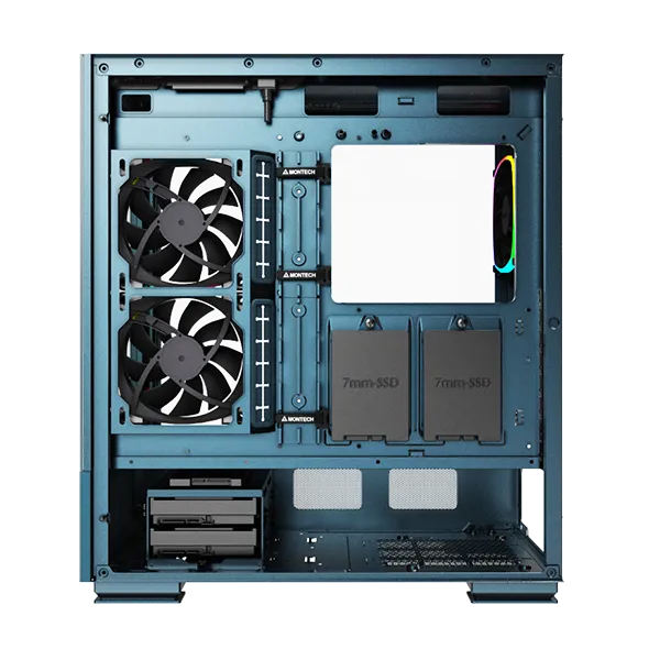 Case máy tính Montech Sky Two ARGB Blue Morocco CASKYTWOBUMT - Ảnh 3