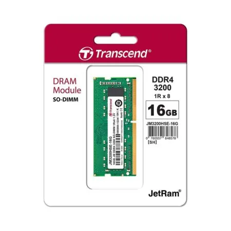 Ram Laptop Transcend Jetram Jm Ddr4 16gb 3200mhz 1 2v Jm3200hse 16g 1 1