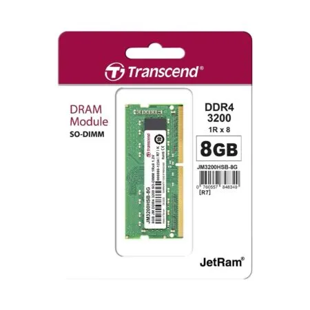 Ram Laptop Transcend Jetram Jm Ddr4 8gb 3200mhz 1 2v Jm3200hsb 8g 1