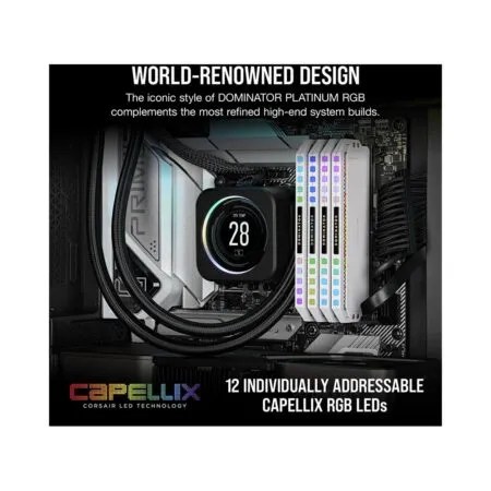 Ram Pc Corsair Dominator Platinum Rgb White 32gb 6000mhz Ddr5 2x16gb Cmt32gx5m2x6000c36w 04