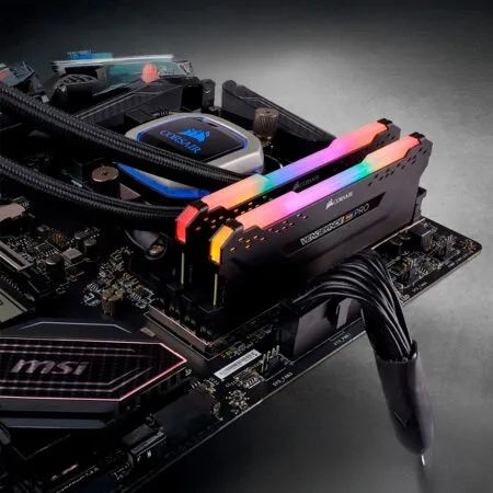 Ram Pc Corsair Vengeance Rgb Pro Black 16gb 2666mhz Ddr4 2x8gb Cmw16gx4m2a2666c16 04