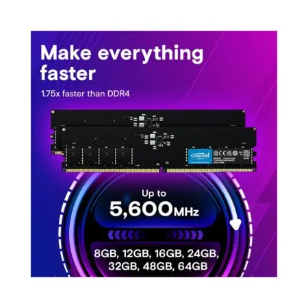 Ram Pc Crucial 8gb 5600mhz Ddr5 Ct8g56c46u5 04