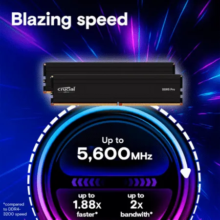 Ram Pc Crucial Pro 32gb 5600mhz Ddr5 2x16gb Cp2k16g56c46u5 03
