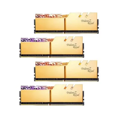 Ram Pc G Skill Trident Z Royal Gold Rgb 32gb 3200mhz Ddr4 8gbx4 F4 3200c16q 32gtrg 1 1