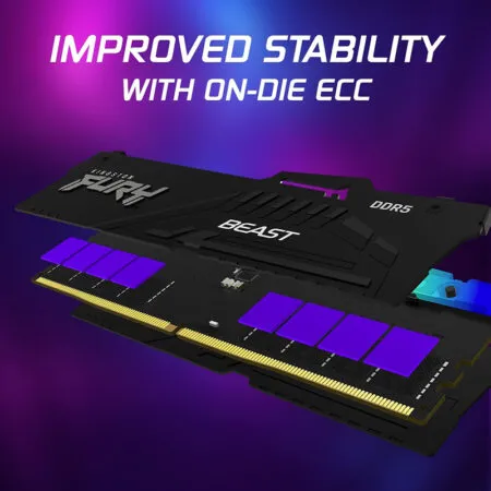 Ram Pc Kingston Fury Beast Rgb 32gb 6000mhz Ddr5 2x16gb Kf560c36bbe2ak2 32 06