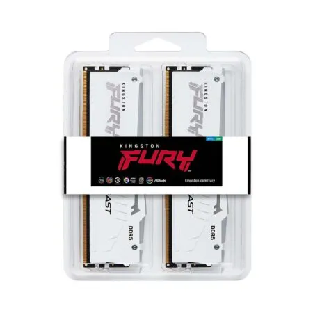 Ram Pc Kingston Fury Beast Rgb White 32gb 6000mhz Ddr5 2x16gb Kf560c30bwak2 32 01 1