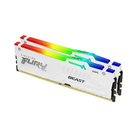 Ram Pc Kingston Fury Beast Rgb White 64gb 6000mhz Ddr5 2x32gb Kf560c30bwak2 64 03 1