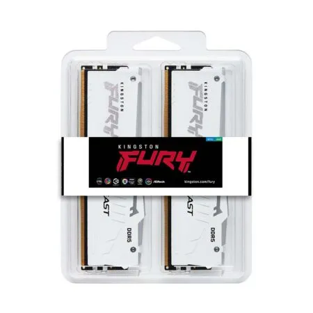 Ram Pc Kingston Fury Beast White Rgb 32gb 5600mhz Ddr5 2x16gb Kf556c40bwak2 32 2 1