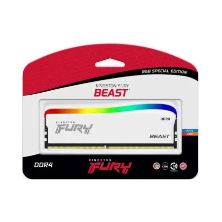 Ram Pc Kingston Fury Beast White Rgb Special Edition 16gb 3200mhz Ddr4 1x16gb Kf432c16bwa 2 1