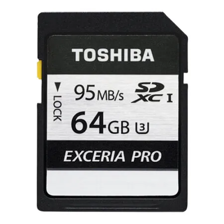 Thẻ Nhớ SDXC Toshiba Exceria Pro N401 U3 95MB/s 64GB
