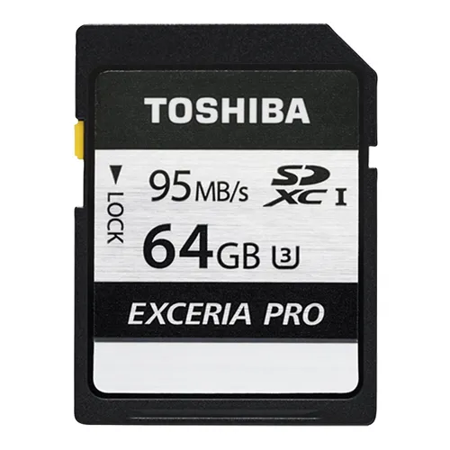 Thẻ Nhớ SDXC Toshiba Exceria Pro N401 U3 95MB/s 64GB