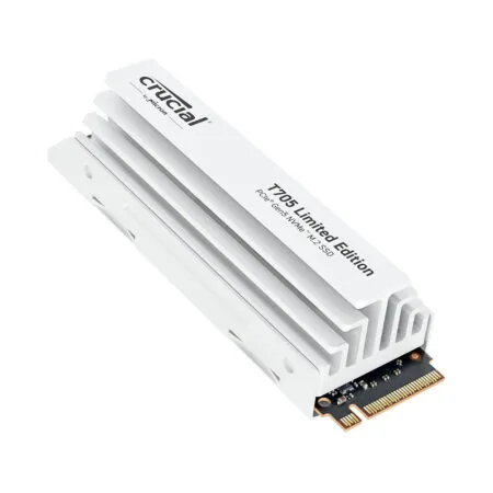 Ssd Crucial T705 Limited Edition 2tb M 2 Pcie Gen5 X4 Nvme With White Heatsink 1 1