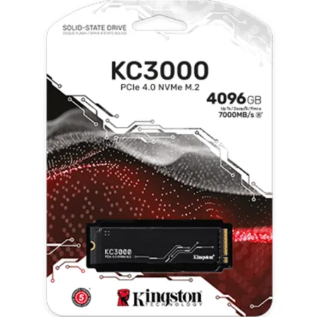 Ssd Kingston Kc3000 M 2 Pcie Gen4 X4 Nvme 4tb Skc3000d 4096g 1