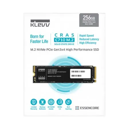 Ssd Klevv Cras C710 M 2 2280 Pcie Gen3 X4 Nvme 256gb K256gm2sp0 C71 2 1
