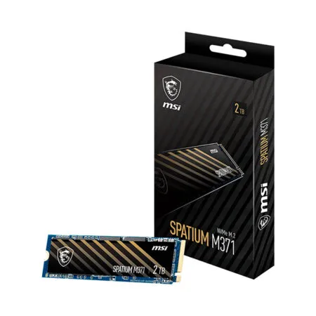 Ssd Msi Spatium M371 2tb M 2 2280 Pcie Gen3 X4 Nvme Spatium M371 2tb 02