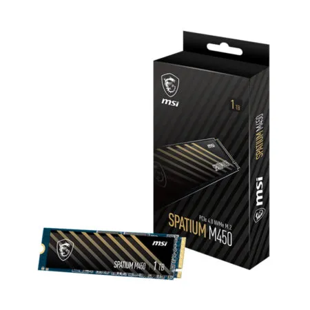 Ssd Msi Spatium M450 1tb M 2 2280 Pcie Gen4 X4 Nvme Spatium M450 1tb 4 1