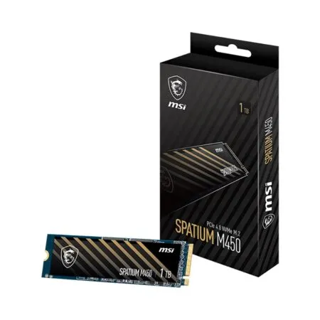 Ssd Msi Spatium M450 V1 1tb M 2 2280 Pcie Gen4 X4 Nvme Spatium M450 1tb V1 05