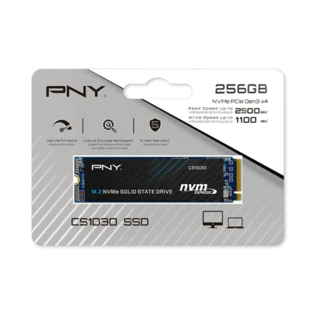 Ssd Pny Cs1030 M 2 Pcie Gen3 X4 Nvme 256gb M280cs1030 256 Cl 1