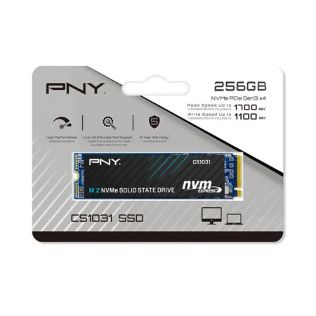 Ssd Pny Cs1031 M 2 Pcie Gen3 X4 Nvme 256gb M280cs1031 256 Cl 2 1