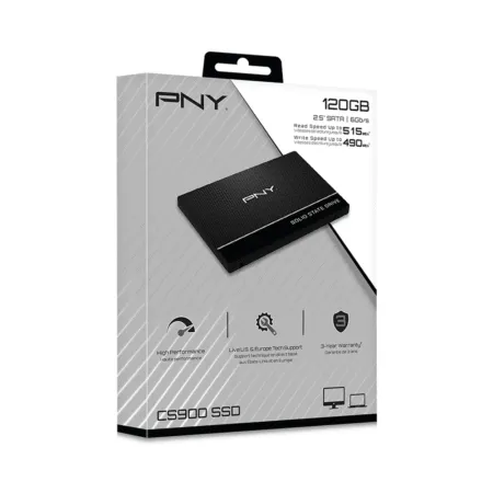 Ssd Pny Cs900 2 5 Inch Sata Iii 120gb Ssd7cs900 120 Rb 3 1