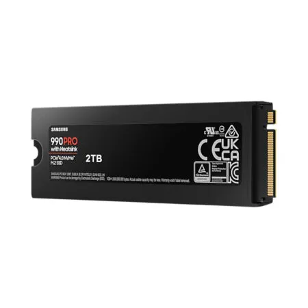 Ssd Samsung 990 Pro 2tb Pcie Gen 4 0 X4 Nvme With Heatsink Mz V9p2t0cw 2