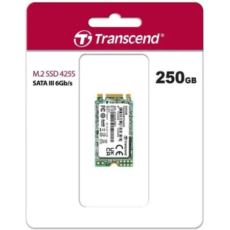 Ssd Transcend M 2 2242 Sata Iii 250gb Mts425s 3d Nand Ts250gmts425s 01 1