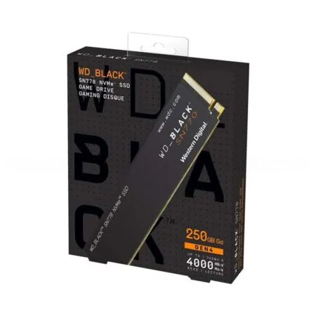 Ssd Wd Black Sn770 Pcie Gen4 X4 Nvme M 2 250gb Wds250g3x0e 1