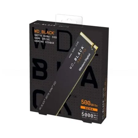 Ssd Wd Black Sn770 Pcie Gen4 X4 Nvme M 2 500gb Wds500g3x0e 3 1