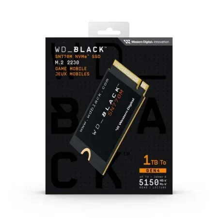Ssd Wd Black Sn770m 1tb Pcie Gen4 X4 Nvme M 2 2230 Wds100t3x0g 2 1