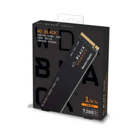 Ssd Wd Black Sn850x Pcie Gen4 X4 Nvme M 2 1tb Wds100t2x0e 01 1