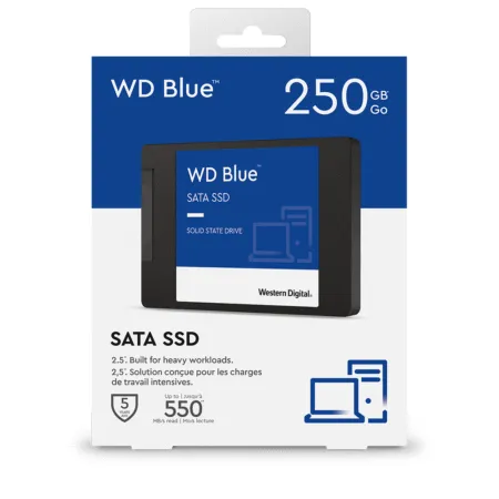 Ssd Western Digital Blue 3d Nand 2 5 Inch Sata Iii 250gb Wds250g2b0a 3 1