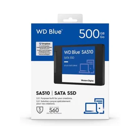 Ssd Western Digital Blue Sa510 3d Nand 2 5 Inch Sata Iii 500gb Wds500g3b0a 3 1