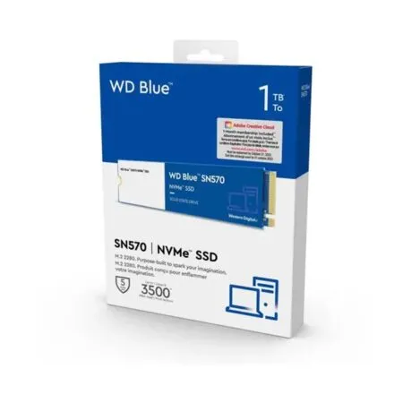 Ssd Western Digital Blue Sn570 Pcie Gen3 X4 Nvme M 2 1tb Wds100t3b0c 1