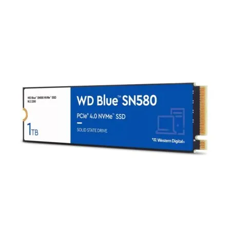 Ssd Western Digital Blue Sn580 1tb Pcie Gen4 X4 Nvme M 2 Wds100t3b0e 1 1