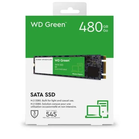 Ssd Western Digital Green M 2 2280 Sata Iii 480gb Wds480g3g0b 2 1