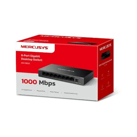 Switch Mercusys 8 Port 10 100 1000 Mbps Ms108gs 01