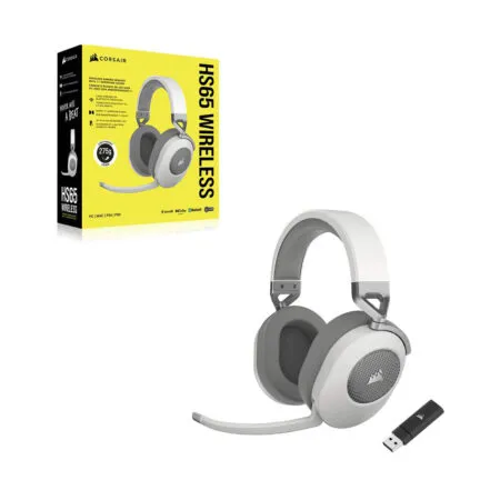 Tai Nghe Gaming Khong Day Corsair Hs65 Wireless White Ca 9011286 Ap 1 1