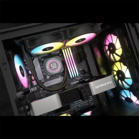 Tan Nhiet Nuoc Aio Corsair H100i Elite Lcd Xt Rgb 4 1