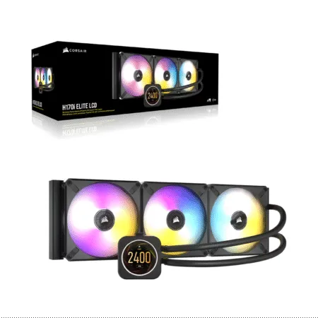 Tan Nhiet Nuoc Aio Corsair H170i Elite Capellix Lcd Cw 9060063 Ww 7 1