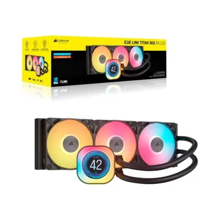 Tan Nhiet Nuoc Aio Corsair Icue Link Titan 360 Rx Rgb Lcd Black Cw 9061023 Ww 07