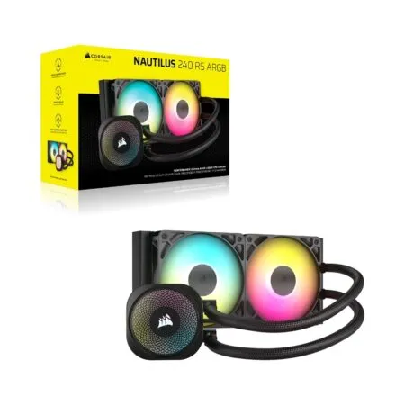 Tan Nhiet Nuoc Aio Corsair Nautilus 240 Argb Black Cw 9060092 Ww 05