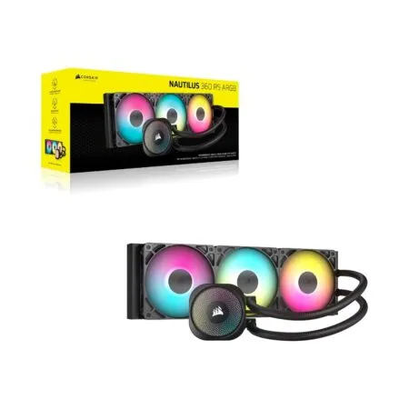 Tan Nhiet Nuoc Aio Corsair Nautilus 360 Argb Black Cw 9060093 Ww 05