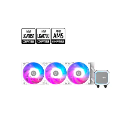 Tản nhiệt nước AIO MSI MAG CORELIQUID A13 360 WHITE MAG-CORELIQUID-A13-360-WHITE