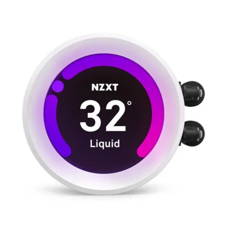 Tan Nhiet Nuoc Aio Nzxt Kraken Z53 Rgb White Rl Krz53 Rw 3 1