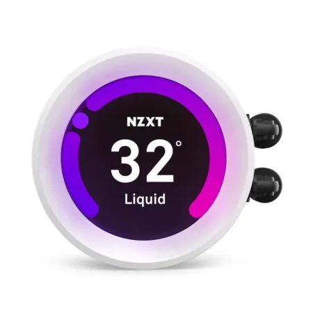 Tan Nhiet Nuoc Aio Nzxt Kraken Z63 Rgb White Rl Krz63 Rw 1 1