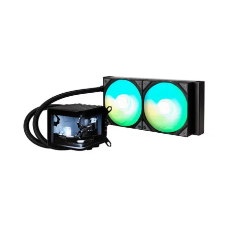 Tản nhiệt nước AIO TRYX PANORAMA 240 ARGB L-shaped AMOLED Black L-P240A-AS2M-G0K