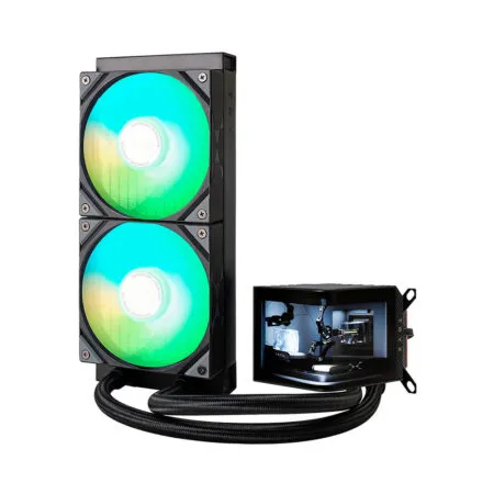 Tan Nhiet Nuoc Aio Tryx Panorama 240 Argb L Shaped Amoled Black L P240a As2m G0k 03