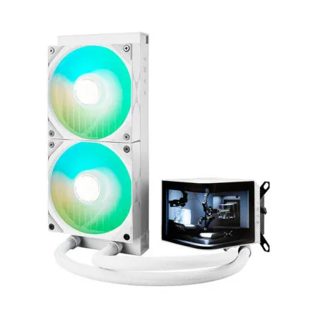 Tan Nhiet Nuoc Aio Tryx Panorama 240 Argb L Shaped Amoled White L P240a As2m G0w 04